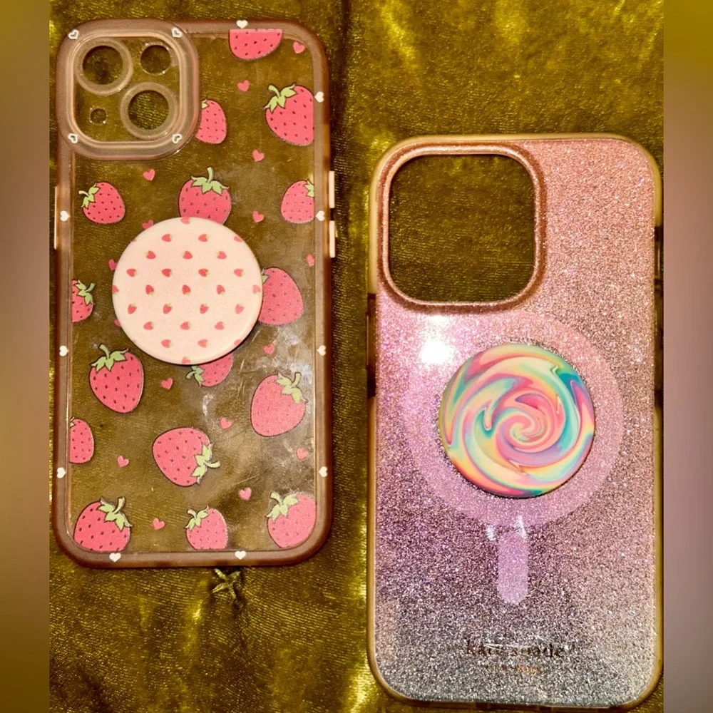 💋🎀🍓IPHONE EXCESSARIES!! VARIOUS SIZES, selling as is. 12,13 plus, 14 pro…